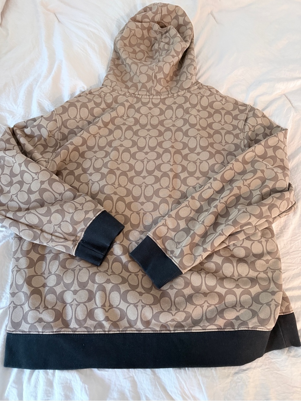 Coach Tan Logo 101 Dalmatians Pullover Hoodie - Picture 4 of 5